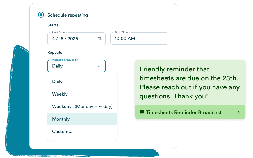 features-scheduling