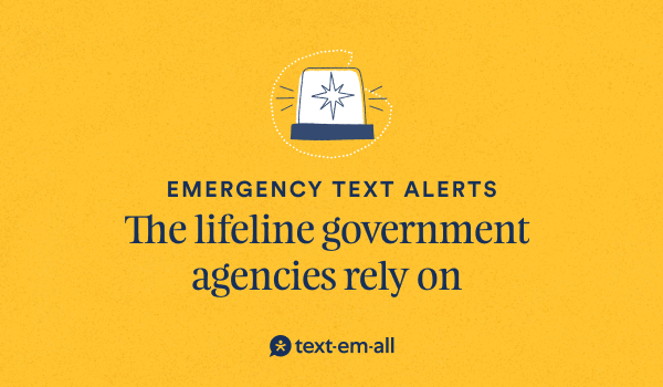 Emergency text alerts