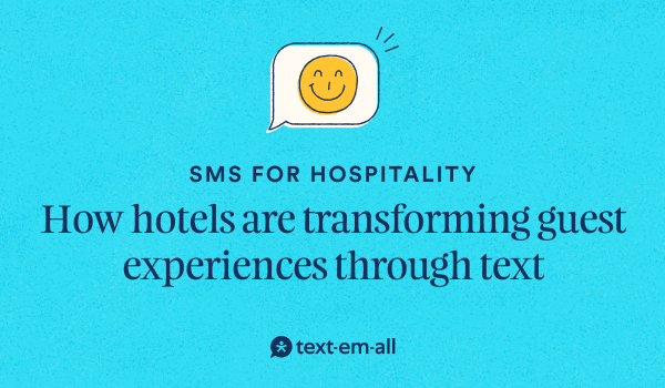 SMS for hospitality